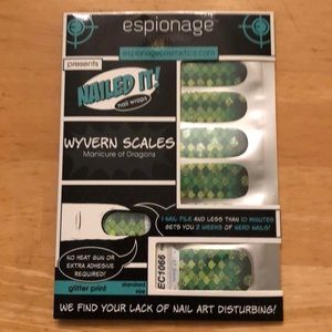 Espionage Cosmetics Nail Wrap Wyvern Scales